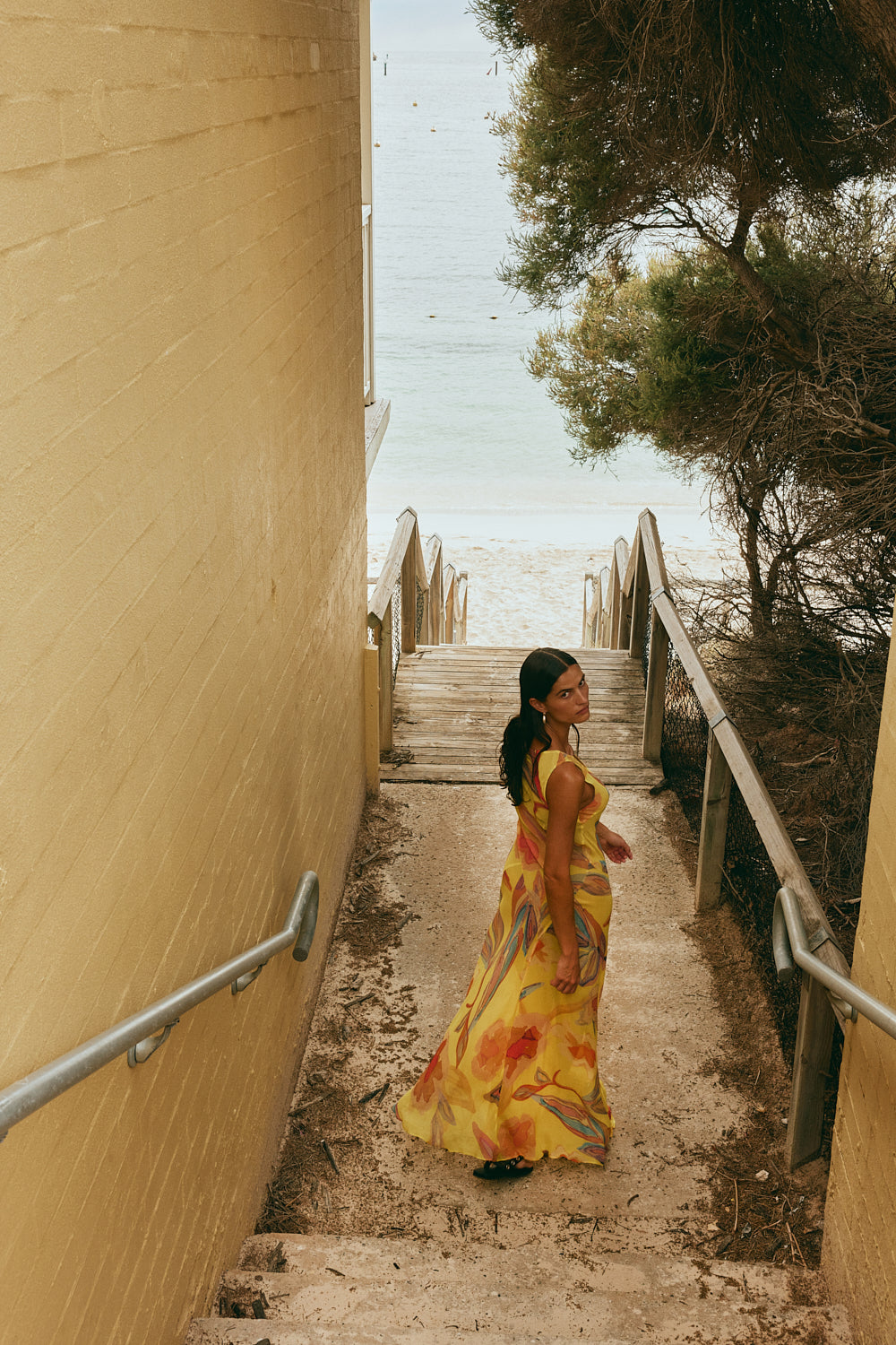 Alora Sheer Maxi Dress