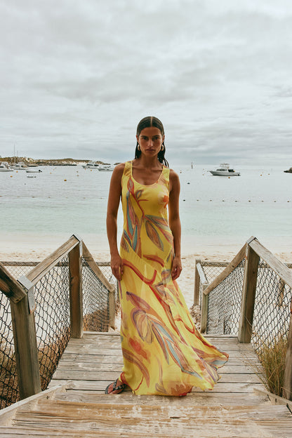 Alora Sheer Maxi Dress