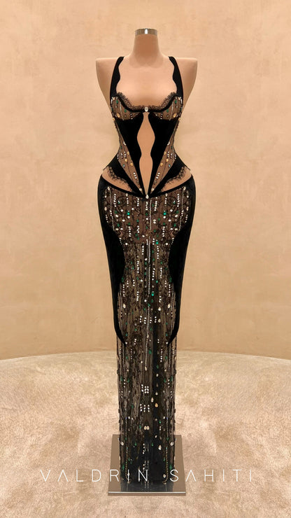 154 Margot Crepe Evening Dress