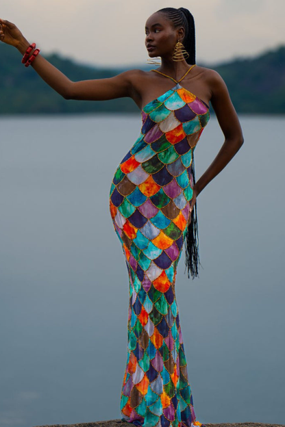 Margot Silk Chiffon Gown