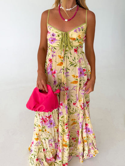 Butter Multi Maggie Floral Maxi Dress
