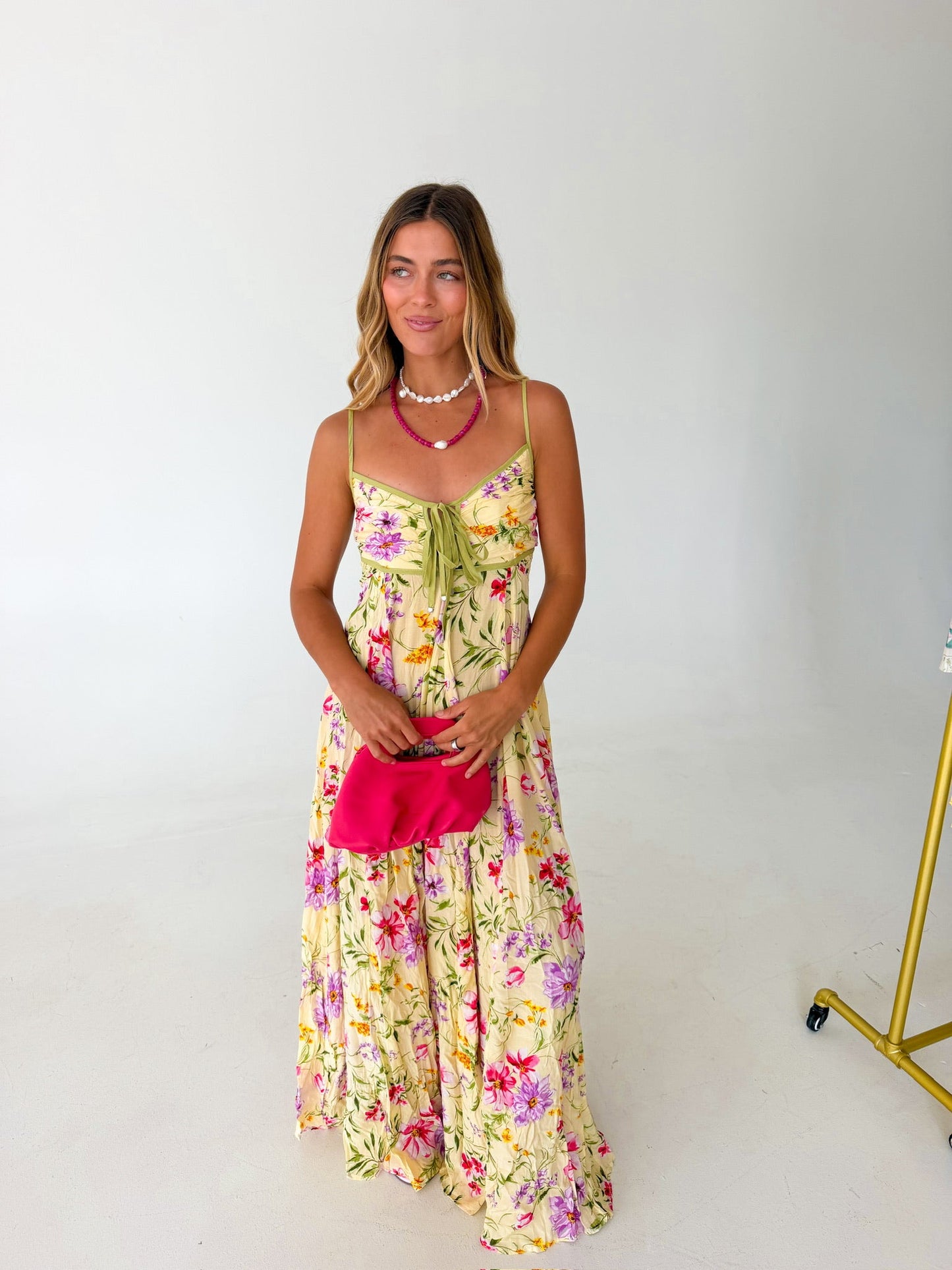 Butter Multi Maggie Floral Maxi Dress