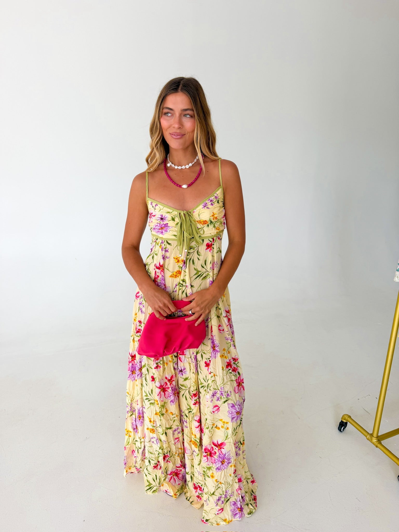 Butter Multi Maggie Floral Maxi Dress