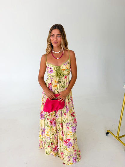 Butter Multi Maggie Floral Maxi Dress