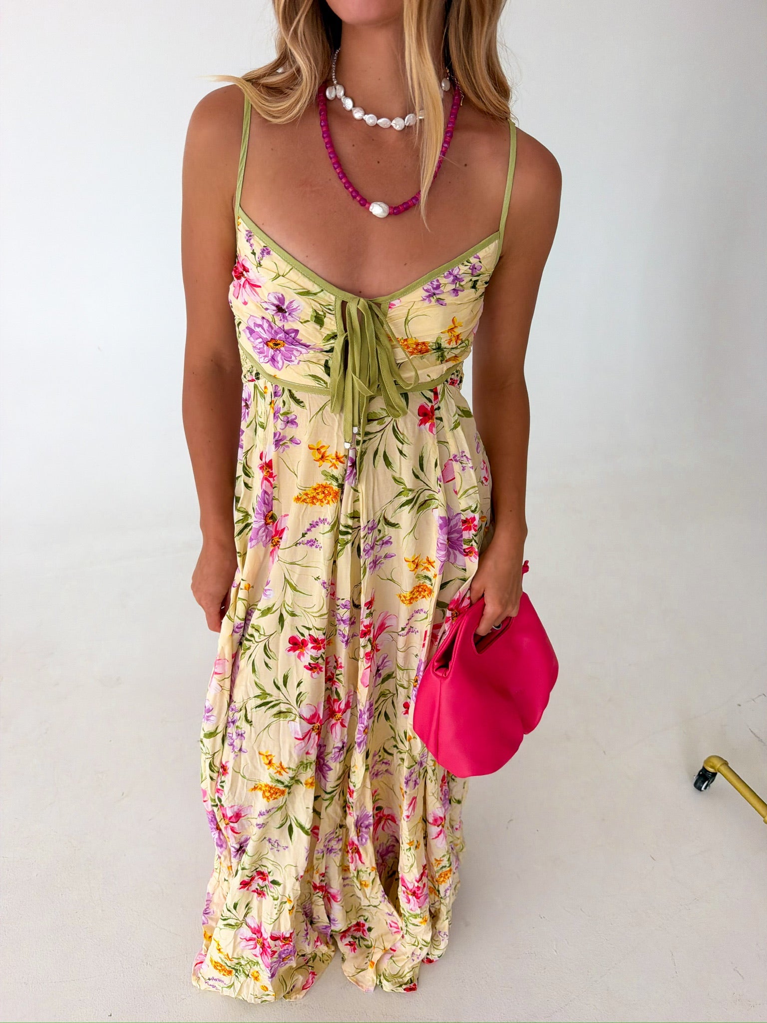 Butter Multi Maggie Floral Maxi Dress