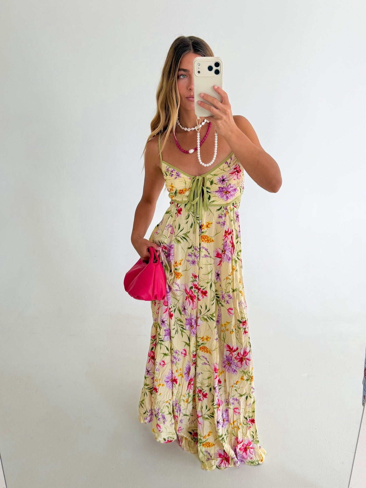 Butter Multi Maggie Floral Maxi Dress