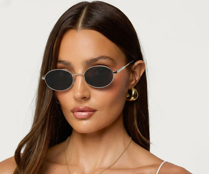 Retro Oval Sunglasses
