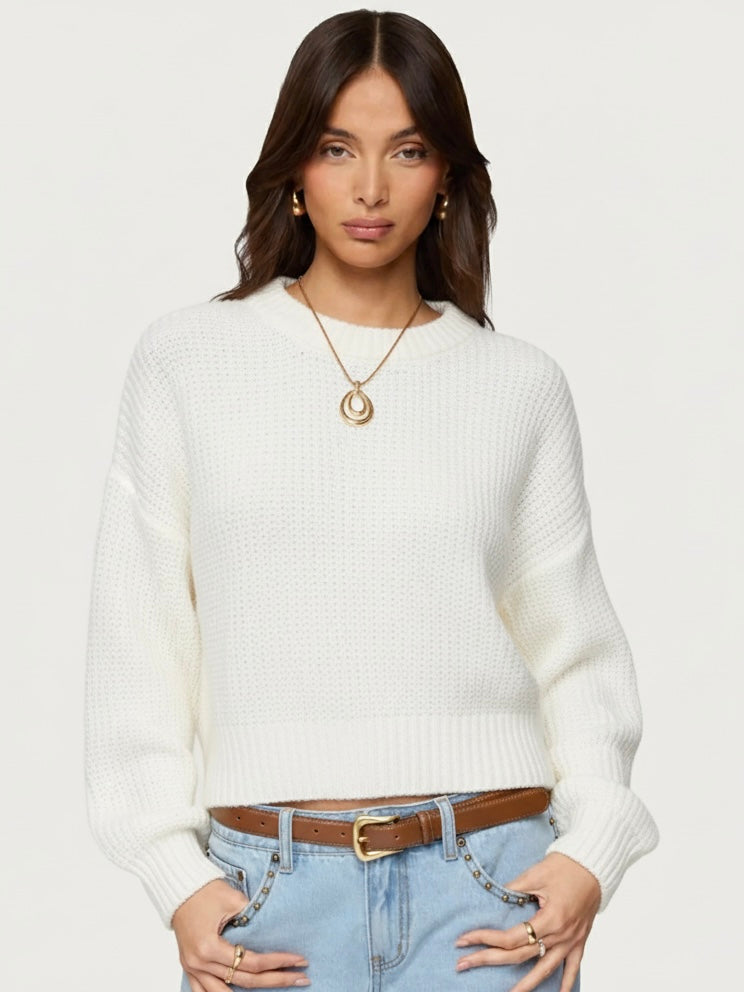 Loose knit sweater