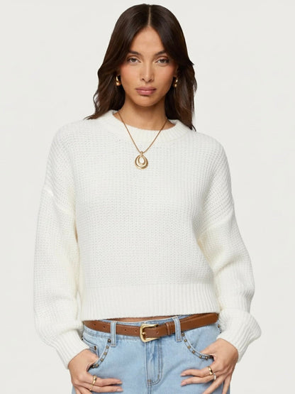 Loose knit sweater
