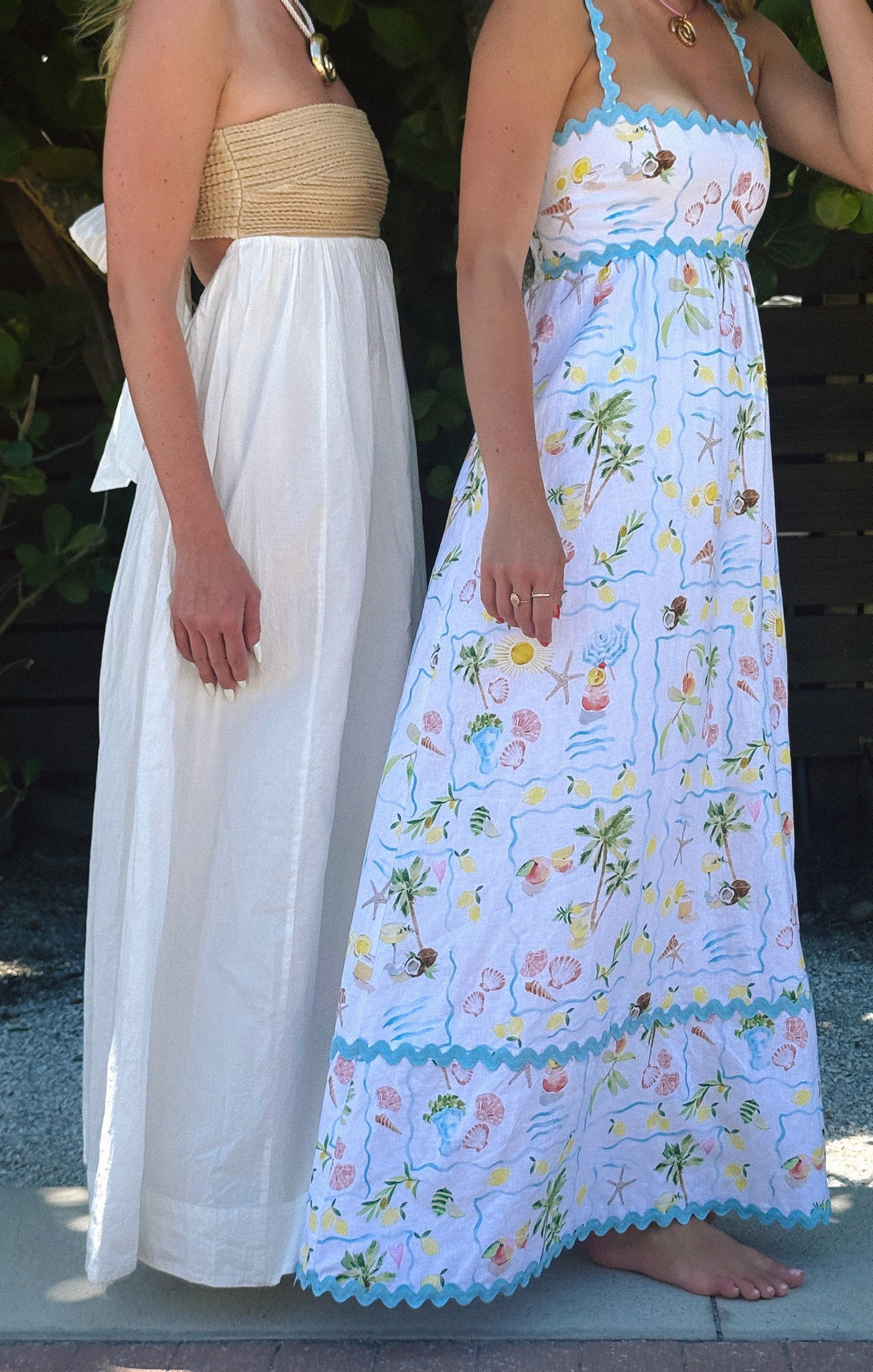 Celeste Scallop Maxi Dress