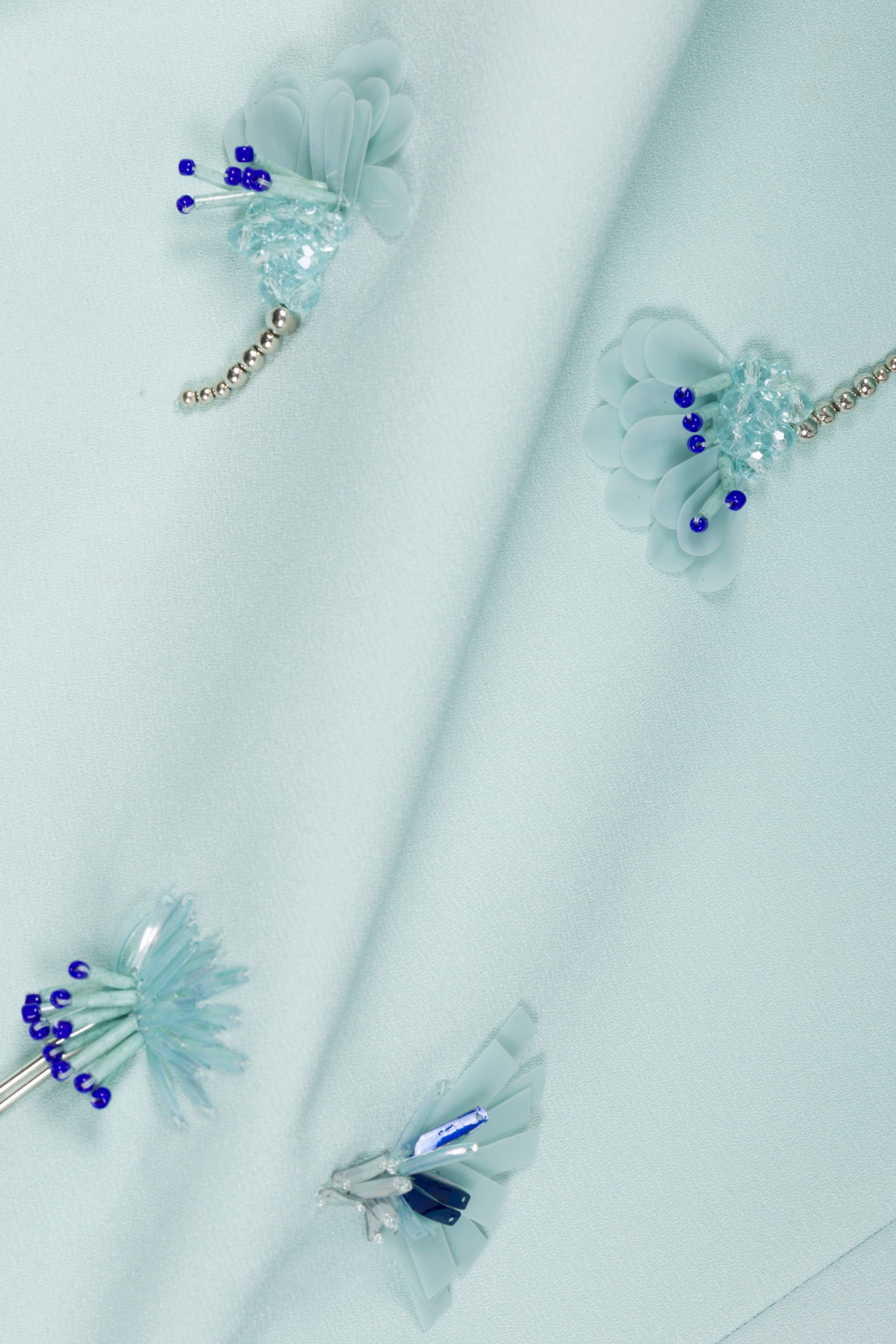 Sky Briella Embellished Crepe Gown