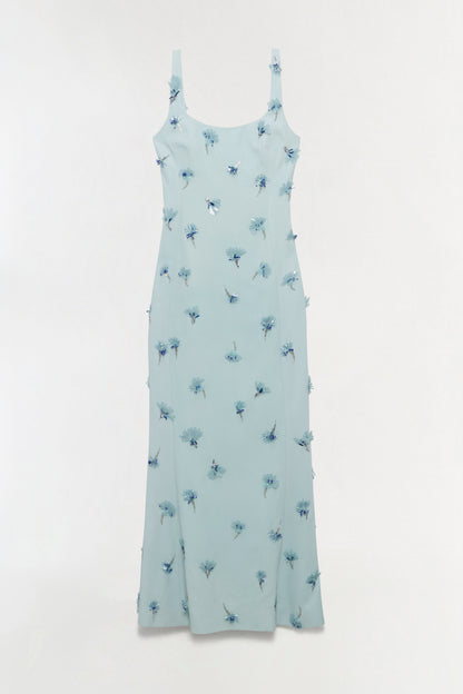 Sky Briella Embellished Crepe Gown