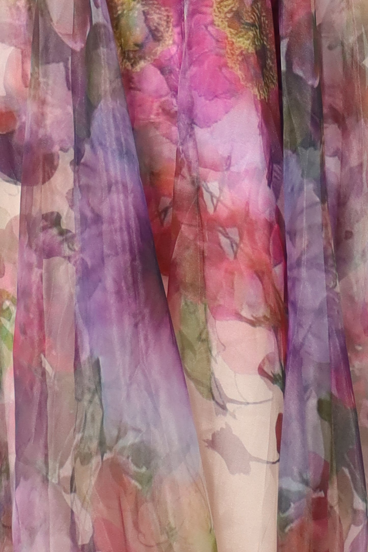 Neck Floral Print Organza Gown Arabella Organza Gown