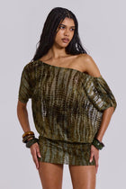 NOIR DESIRE BACKLESS MINI DRESS