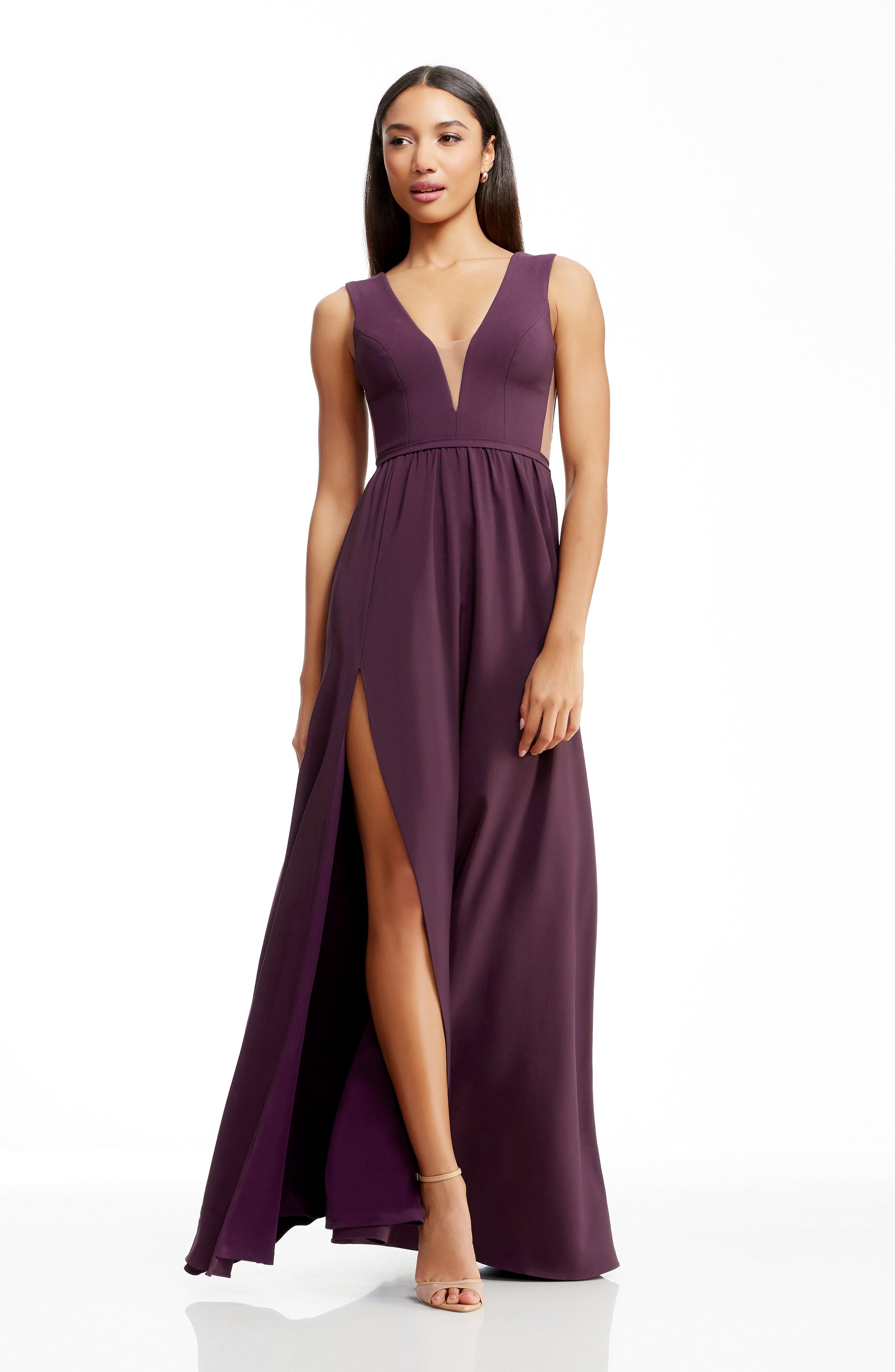 BLACK Katrina Silk Gown