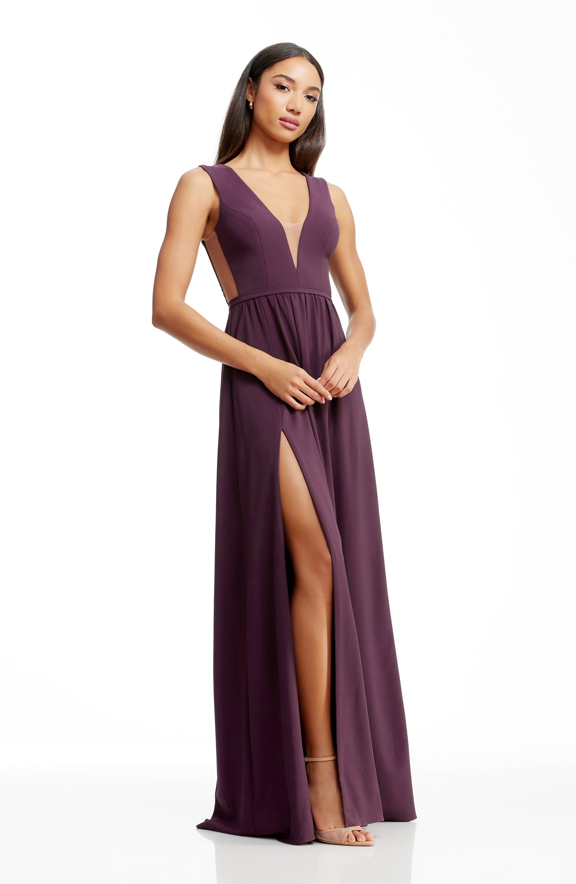 BLACK Katrina Silk Gown
