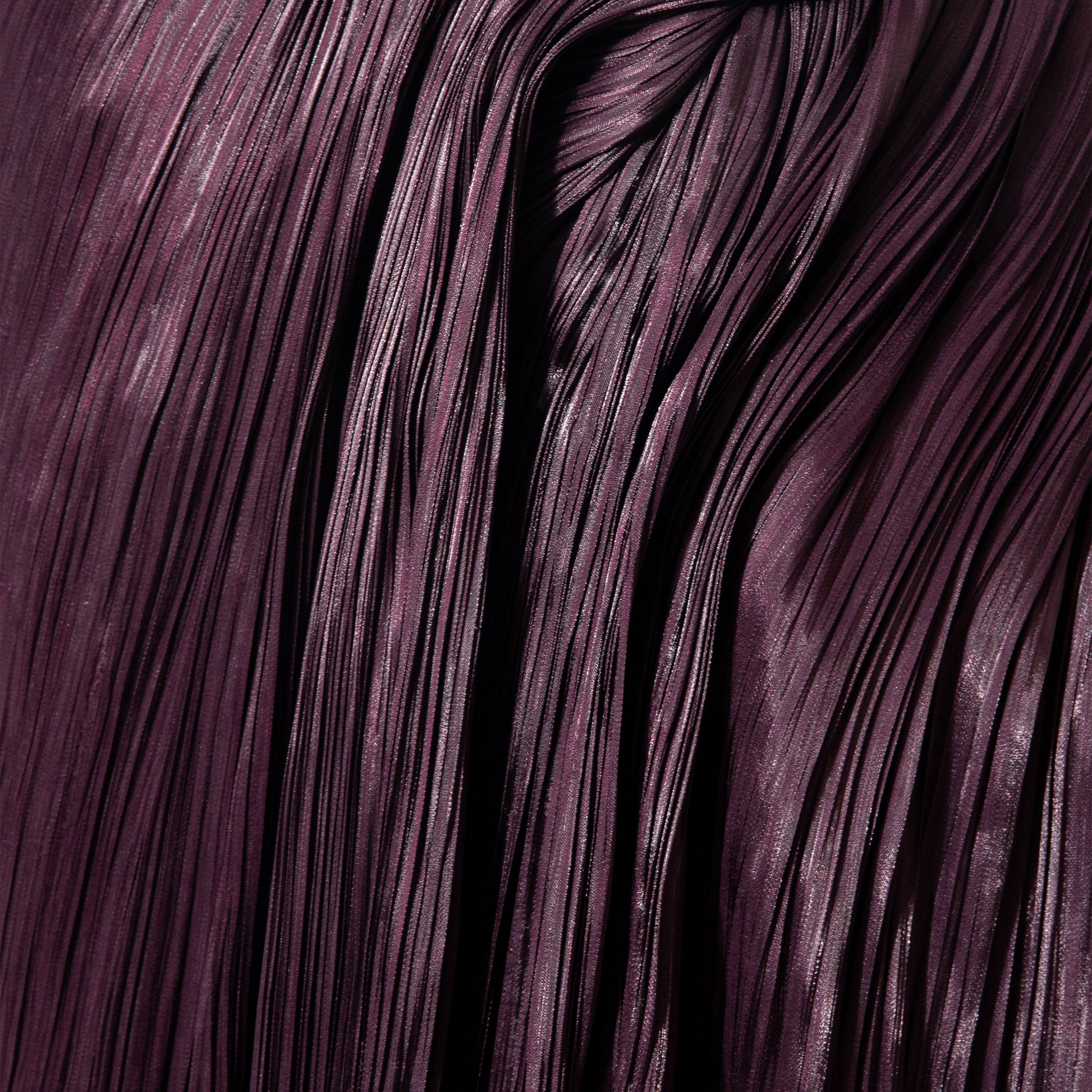 Purple Vivienne One-Shoulder Ruched Dress
