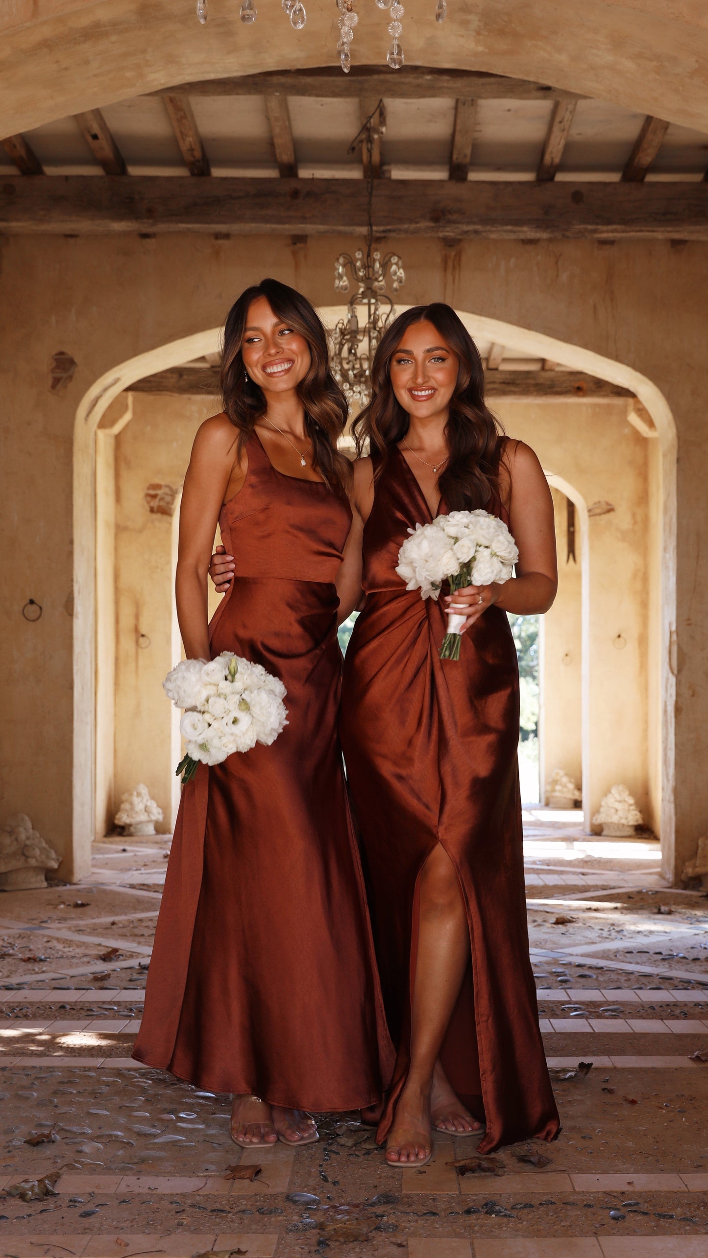 Rust Lucia Rust Maxi Dress