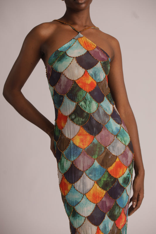 Margot Silk Chiffon Gown