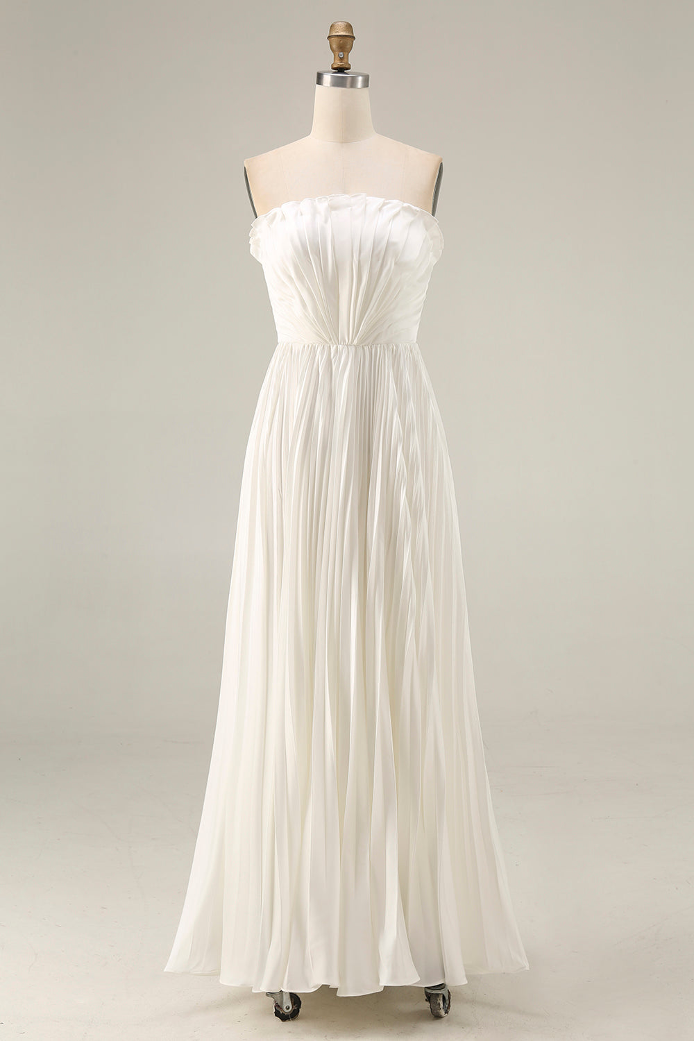 Fuchsia Margot Pleated Sheath Maxi Dress