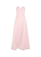Margot Strapless Maxi Dress in Blush