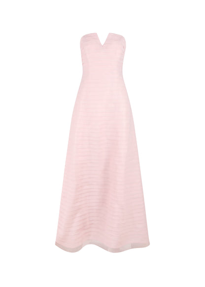 Gelato Afternoons Margot Strapless Maxi Dress in Blush