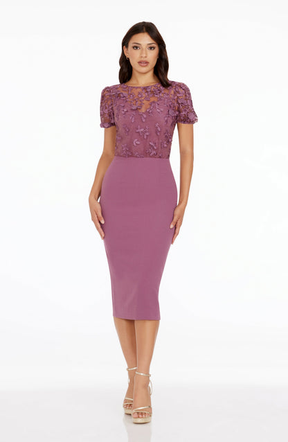 BLACK Marianne Silk Charmeuse Dress