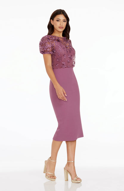 BLACK Marianne Silk Charmeuse Dress
