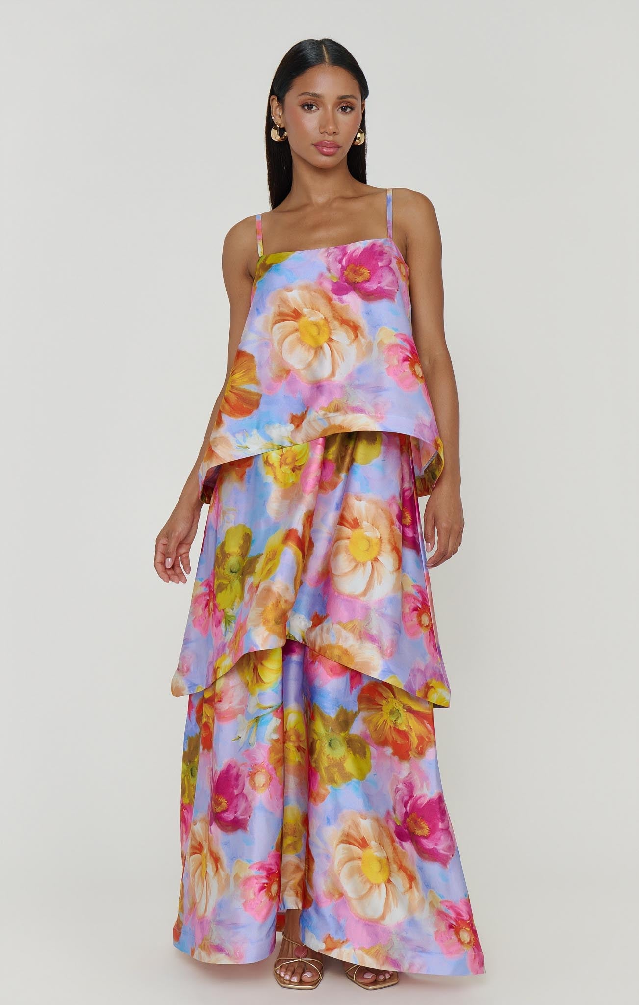 Margot Silk Charmeuse Midi Dress