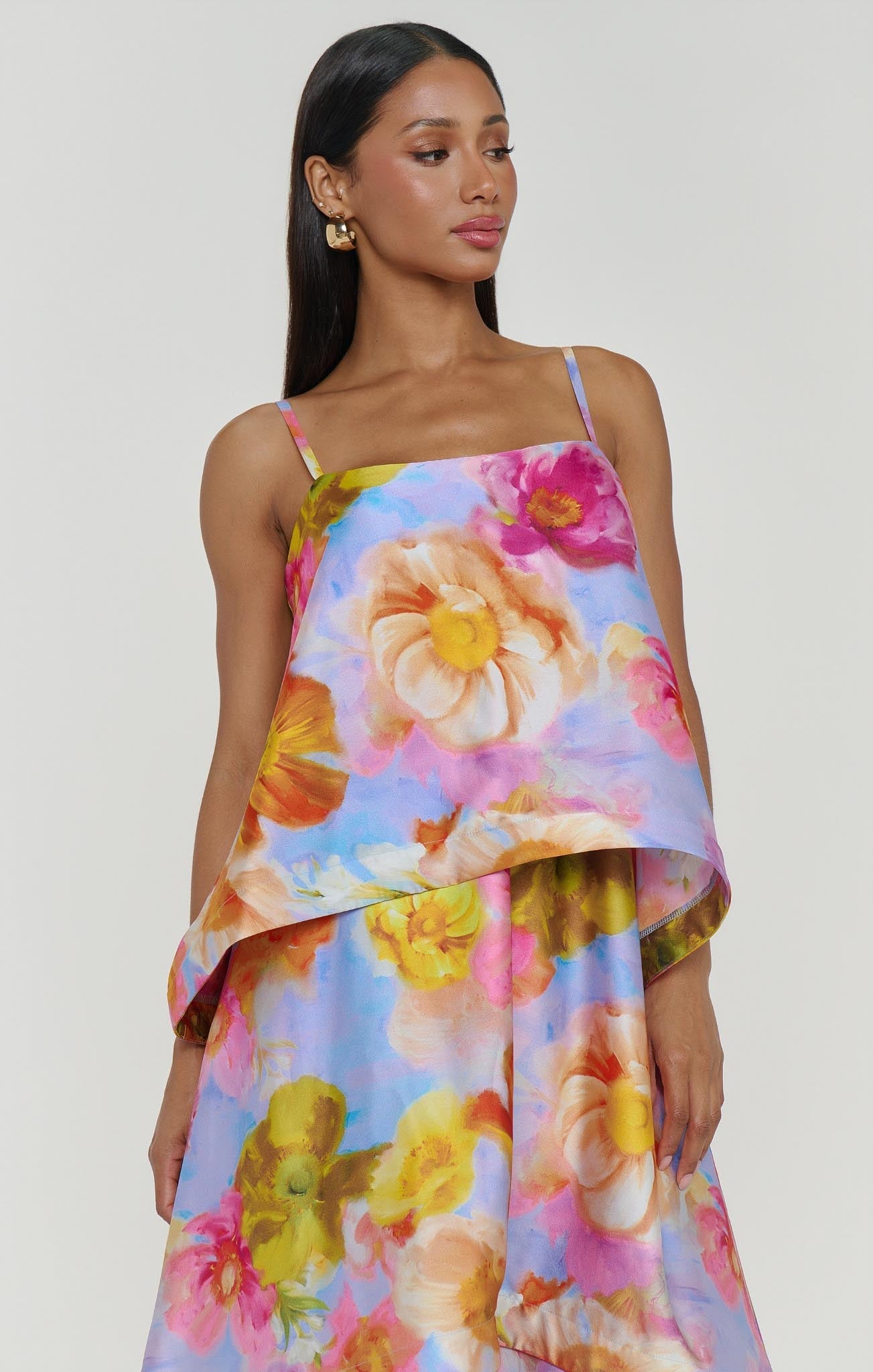 Margot Silk Charmeuse Midi Dress