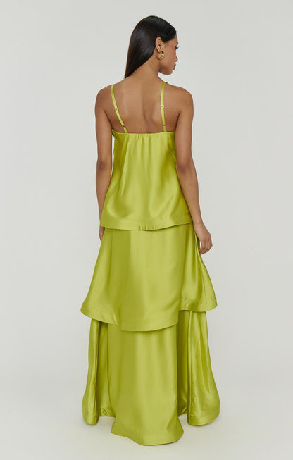 Ella Luxe Satin Maxi Dress
