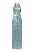 Nerine Gingham Sequin Gown