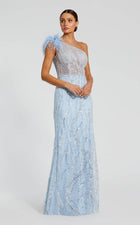 Margot Crystal Beaded Evening Dress