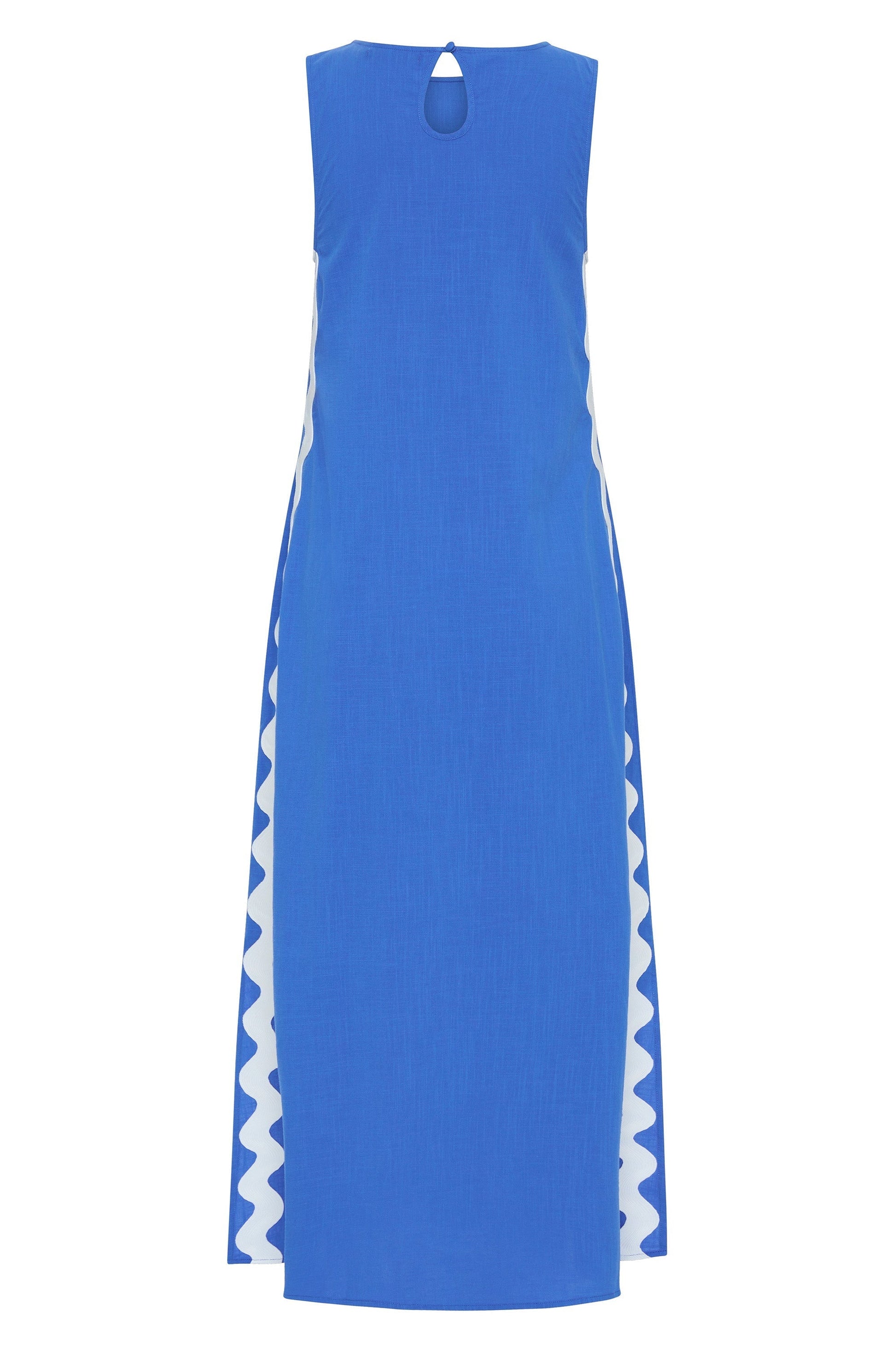 Caribbean Ric Rac Margot Silk Charmeuse Dress