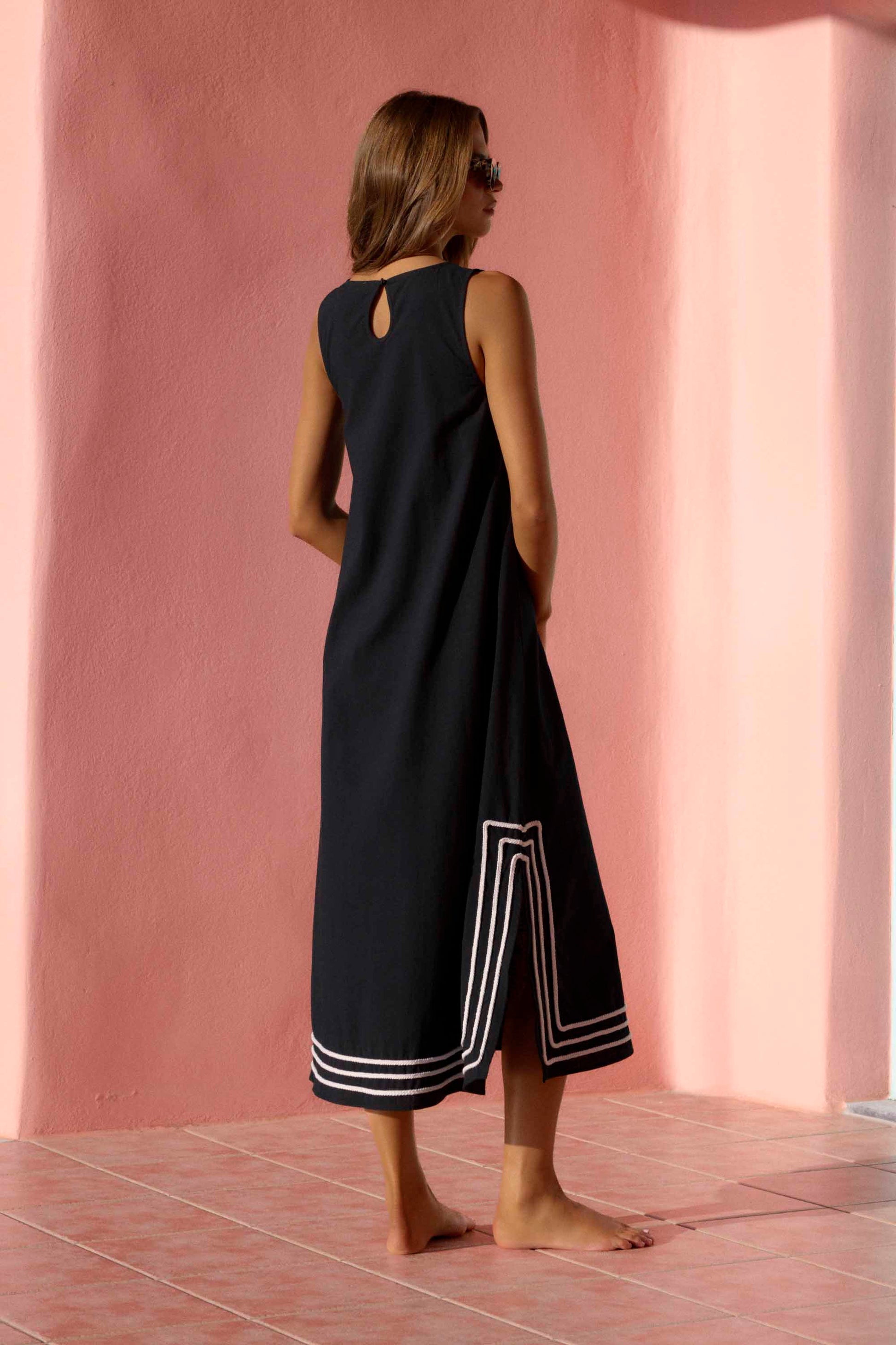 Nero Margot Silk Charmeuse Dress