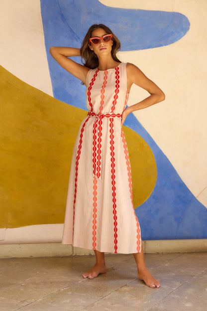 Palm Sugar Margot Silk Charmeuse Dress