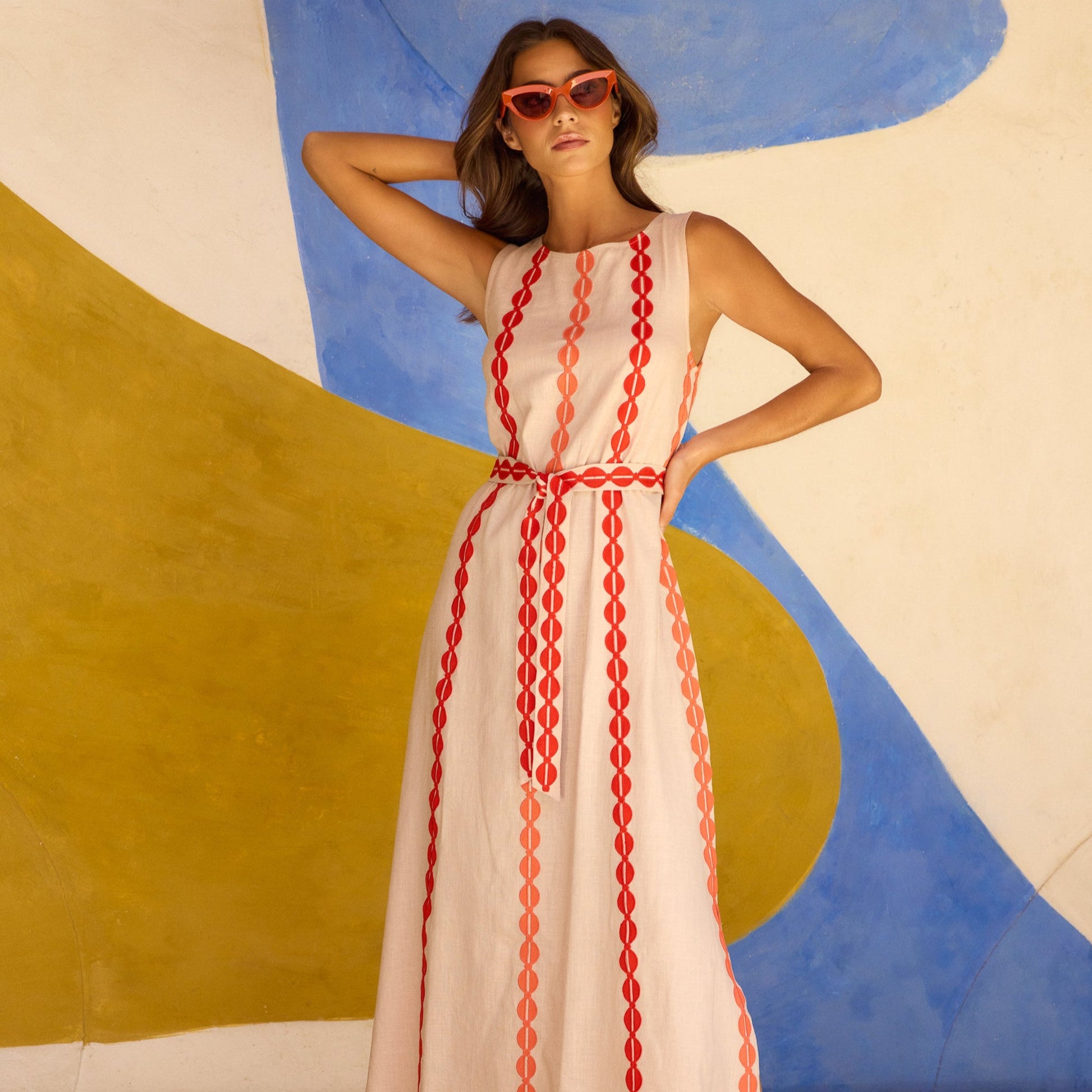 Palm Sugar Margot Silk Charmeuse Dress