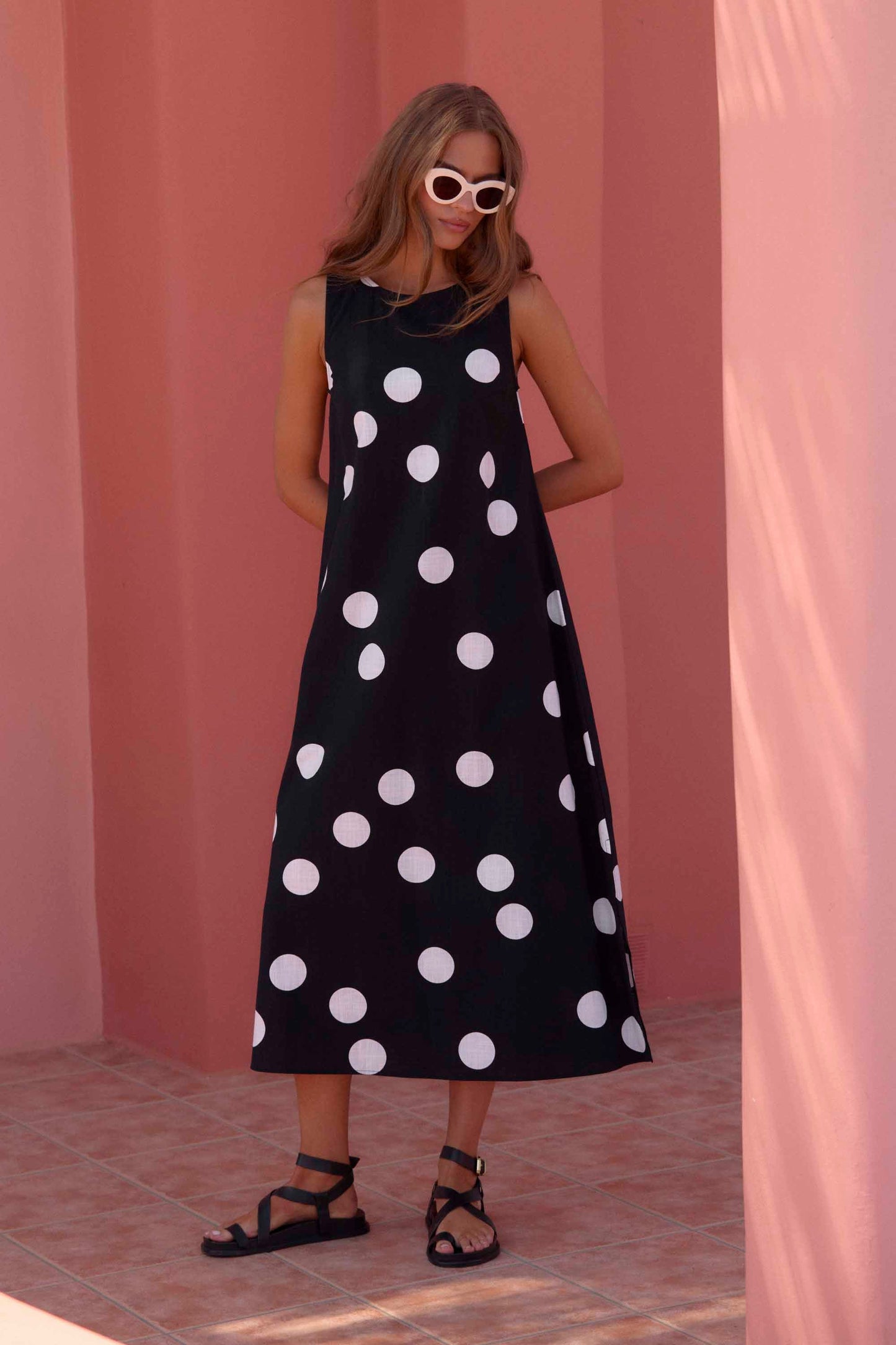 Punto Margot Silk Charmeuse Dress