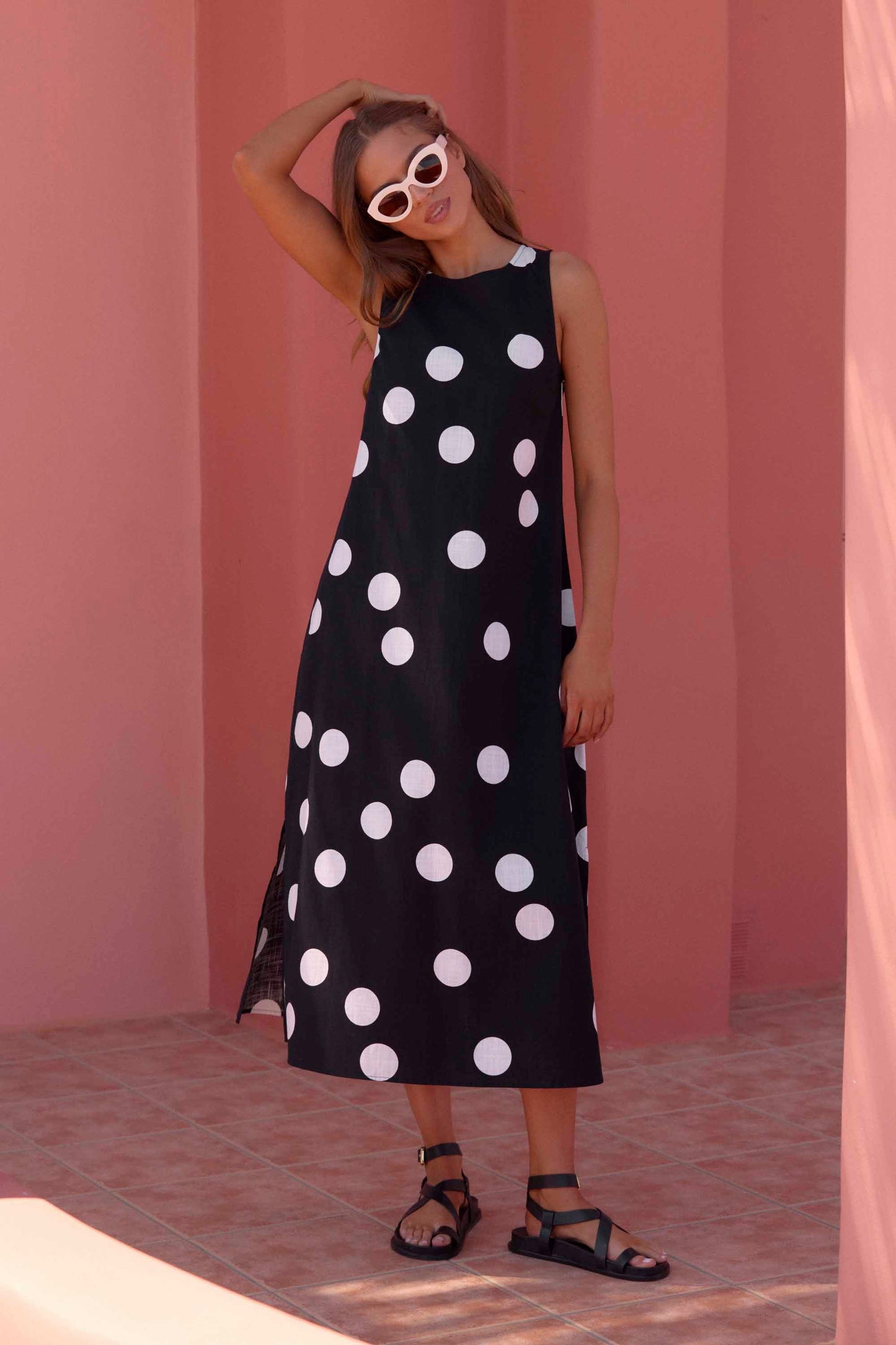 Punto Margot Silk Charmeuse Dress