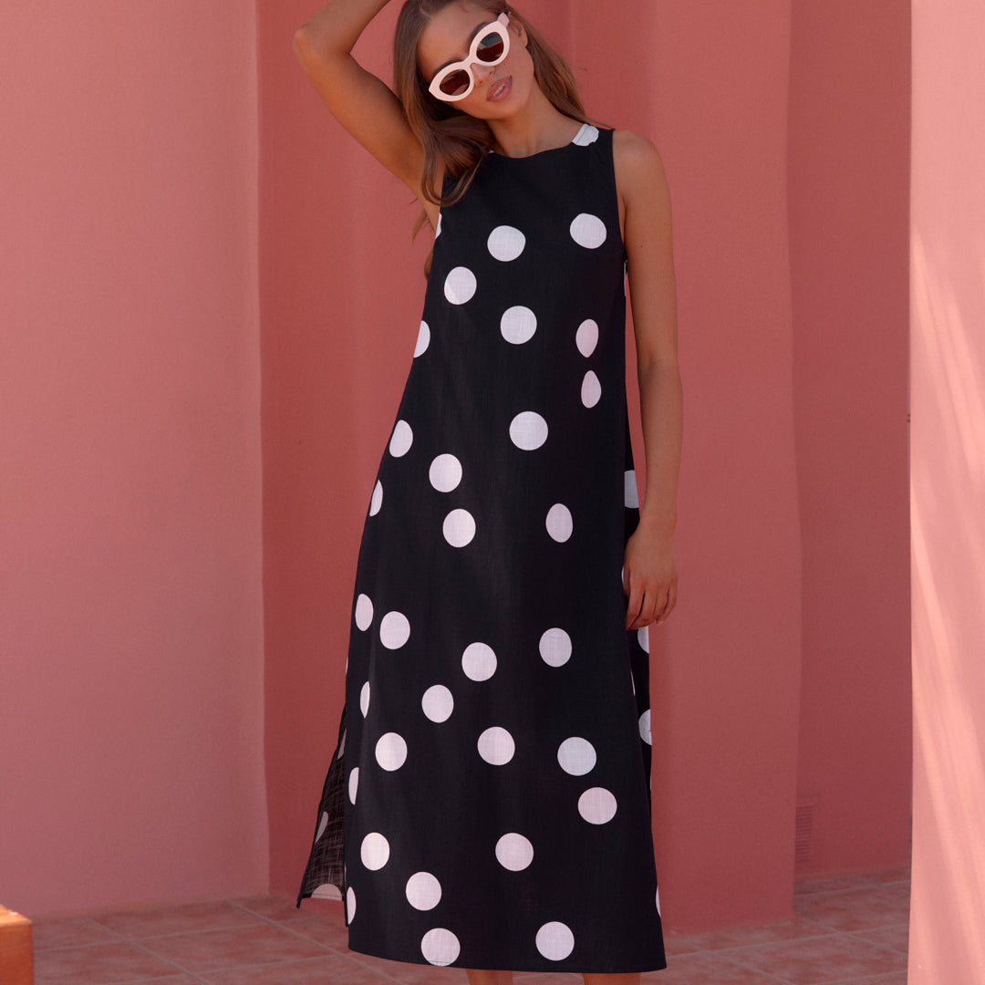 Punto Margot Silk Charmeuse Dress