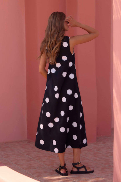 Punto Margot Silk Charmeuse Dress
