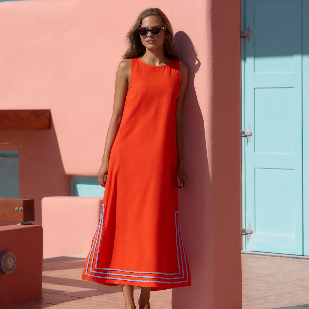 Spritz Margot Silk Charmeuse Dress