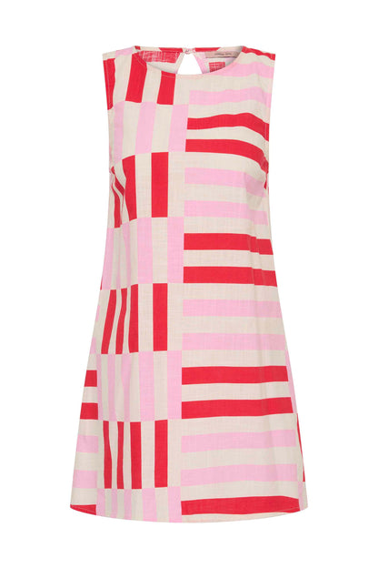 Kimolos Margot Silk Mini Dress in Spritz