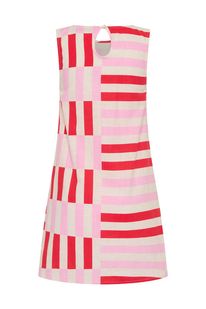 Kimolos Margot Silk Mini Dress in Spritz