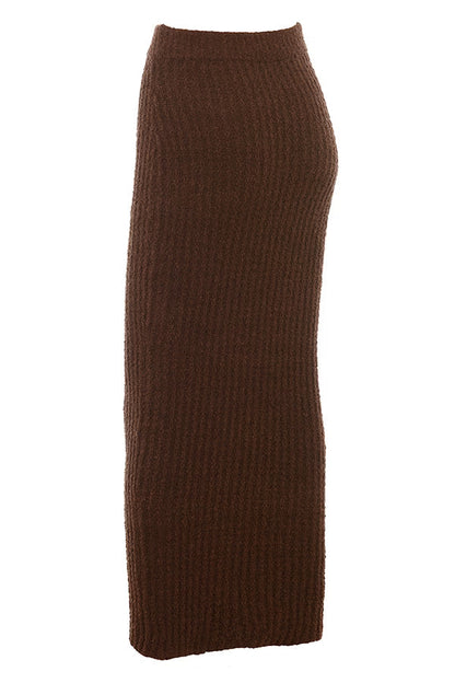 NYALA KNIT MAXI SKIRT