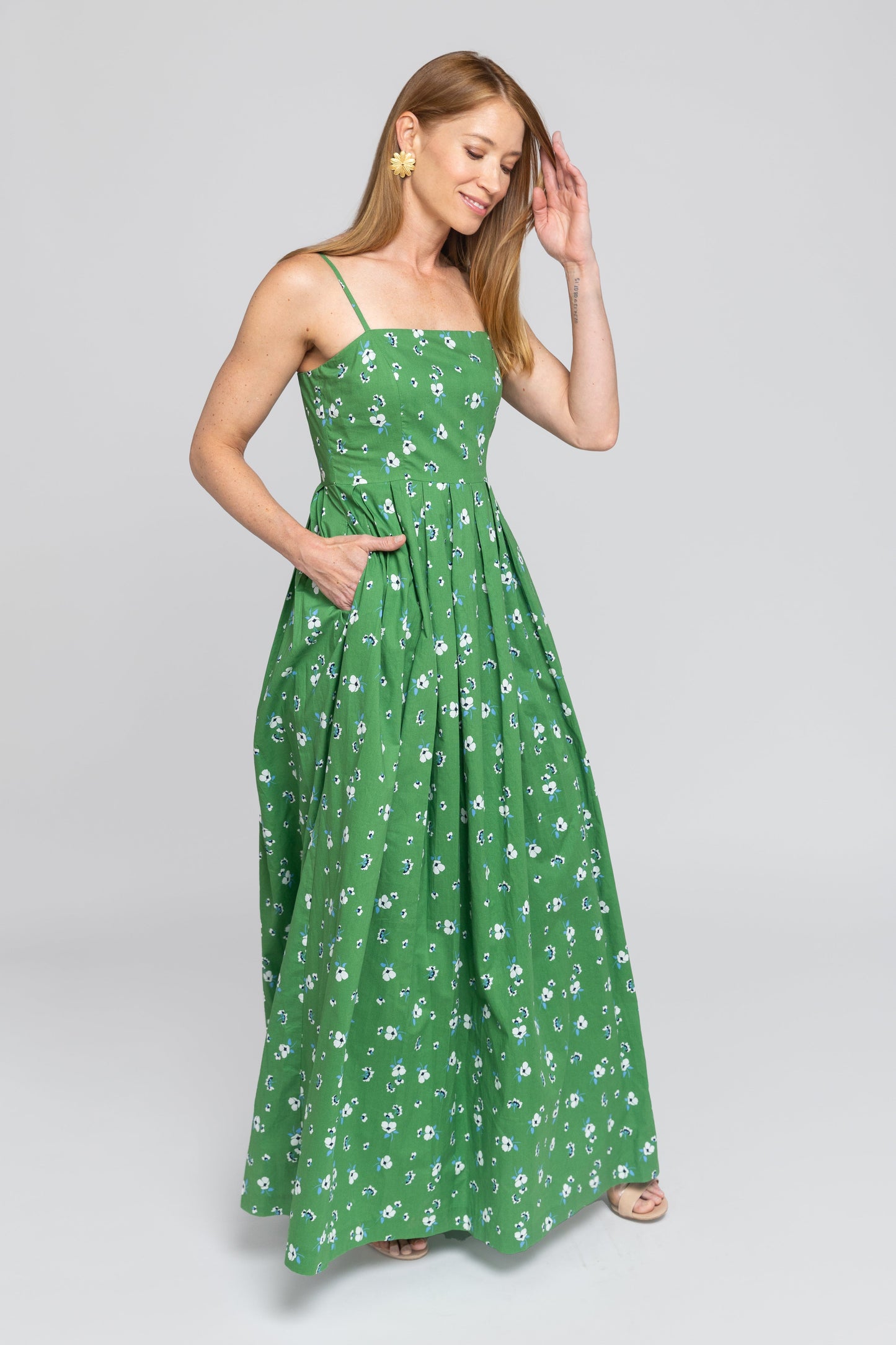 Freya Silk Charmeuse Dress