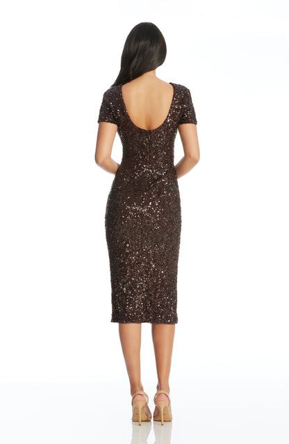 PORT Natasha Silk Charmeuse Dress