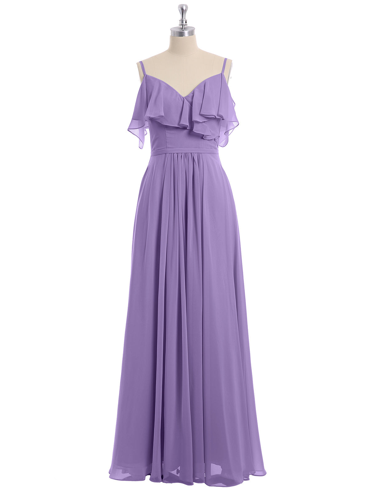 Tahiti Valentina Chiffon Off-Shoulder Dress