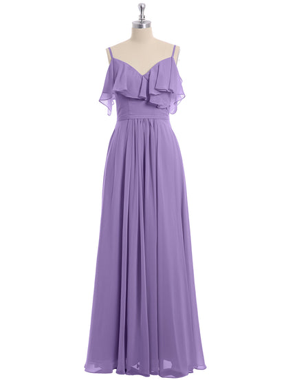 Tahiti Valentina Chiffon Off-Shoulder Dress