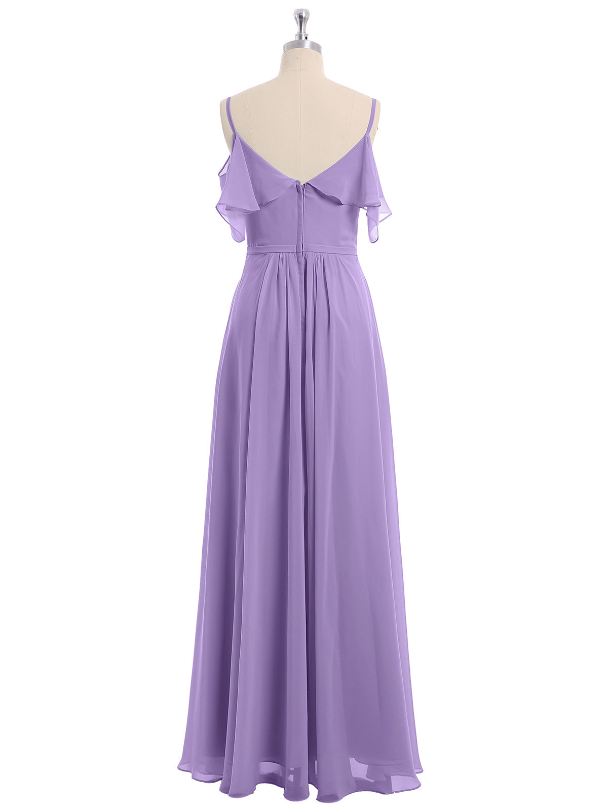 Tahiti Valentina Chiffon Off-Shoulder Dress